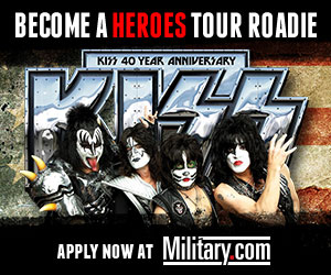 Become a Heroes Tour Roadie for KISS. Apply Now at Military.com