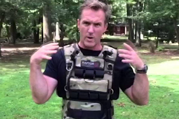 Stew Smith with weight vest 
