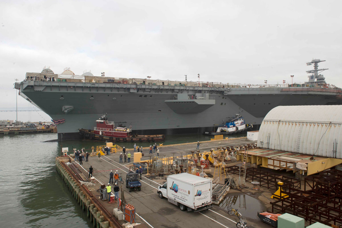 Navy aircraft carrier gerald ford #3