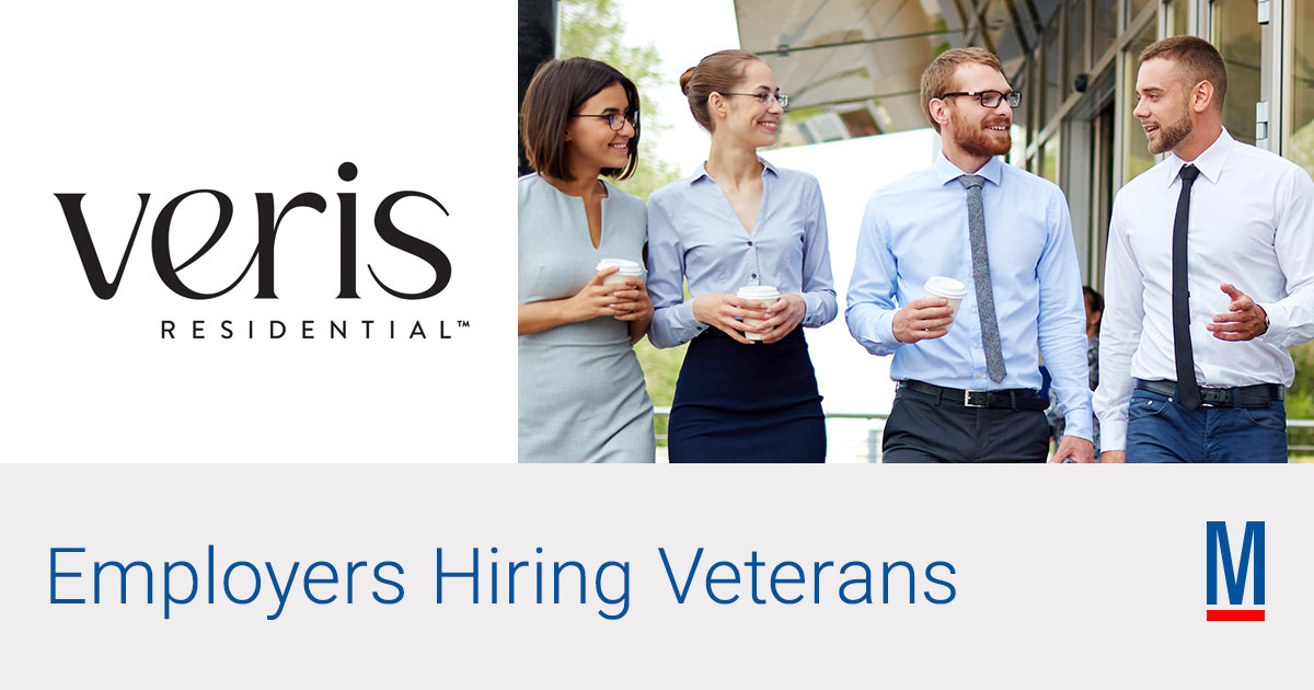 Veris Residential Jobs, Jobs for Veterans | Military.com