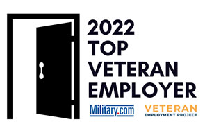 2022 Top Veteran Employer. Military.com Veteran Employment Project.