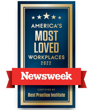 America's Most Loved Workplaces 2022 by Newsweek.